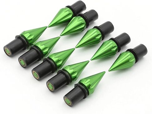 Motorcycle Black Spike Windshield Bolts Screw Nuts Fit For Honda CBR 600rr 1000rr for Suzuki GSXR 600 750 1000 for Yamaha R1 R6 R6s for Kawasaki ZX6R ZX9R ZX10R ZX12 (Black) in Kuwait