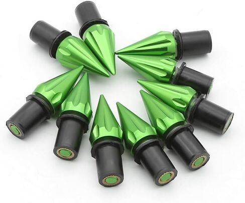 Motorcycle Black Spike Windshield Bolts Screw Nuts Fit For Honda CBR 600rr 1000rr for Suzuki GSXR 600 750 1000 for Yamaha R1 R6 R6s for Kawasaki ZX6R ZX9R ZX10R ZX12 (Black) in Kuwait