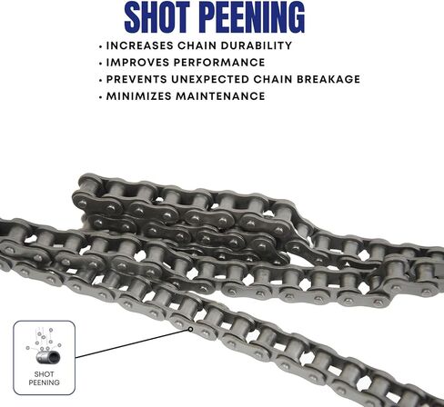 Jeremywell 40 Roller Chain 3 Feet with 1 Connecting Link for Go Karts, Mini Bikes, Scooters, ATV, MTV, Dirt Bike and Other Industrial Machinery in Saudi Arabia