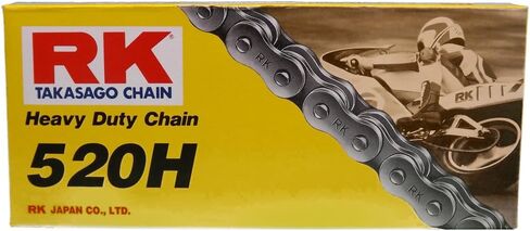 RK Racing Chain M520HD-120-02 M520HD-120 (520 Series) 120-Links Standard Non O-Ring Chain with Connecting Link, 2 Pack in Kuwait