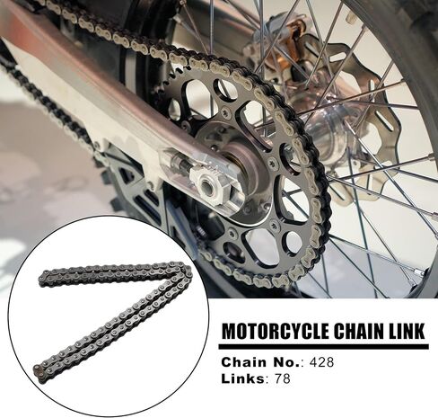 سلسلة الدراجات النارية Motoforti 428 130 رابط غير حلقة دائرية مع وصلة رئيسية متصلة للدراجات النارية ATV الدراجة الترابية in Saudi Arabia