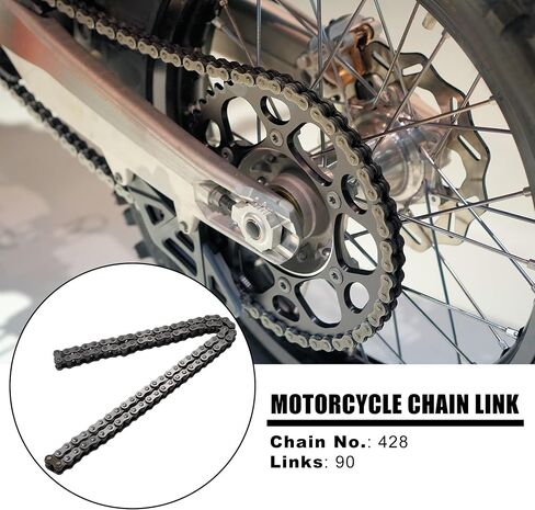 سلسلة الدراجات النارية Motoforti 428 130 رابط غير حلقة دائرية مع وصلة رئيسية متصلة للدراجات النارية ATV الدراجة الترابية in Saudi Arabia