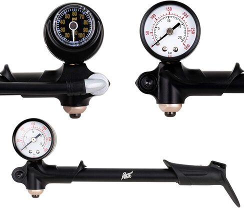 مضخة مزدوجة للصدمات الهوائية من ألفا موتو 0 ~ 300 رطل لكل بوصة مربعة و0 ~ 110 رطل لكل بوصة مربعة متوافقة مع هارلي ديفيدسون بجولة مضمد باجر هوندا سوزوكي ياماها كاواساكي للدراجات النارية والدراجات الجبلية in Kuwait