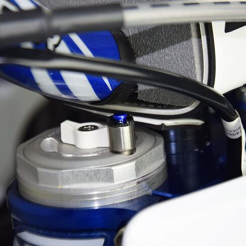 صمامات نزيف شوكة الهواء M4x0.7mm متوافقة مع KTM SX SXF EXC EXCF XC XCW XCF XCFW TPI WP - برتقالي in Kuwait