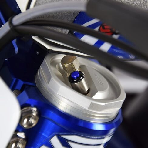 صمامات نزيف شوكة الهواء M4x0.7mm متوافقة مع KTM SX SXF EXC EXCF XC XCW XCF XCFW TPI WP - برتقالي in Kuwait
