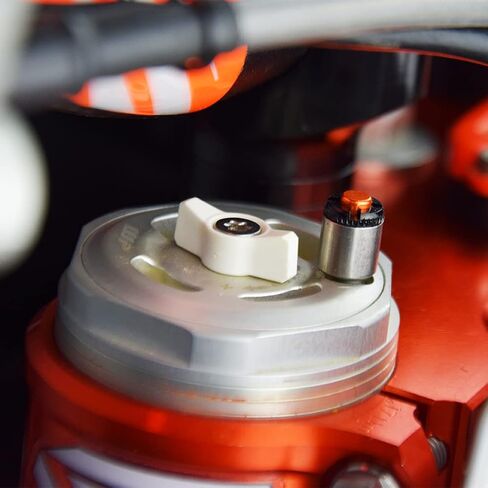 صمامات نزيف شوكة الهواء M4x0.7mm متوافقة مع KTM SX SXF EXC EXCF XC XCW XCF XCFW TPI WP - برتقالي in Kuwait