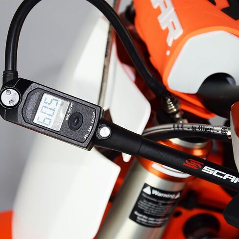 SCAR Digital Fork Air Pump Shock WP AER 48 PSF KYB KAYABA SHOWA SFF متوافق مع KTM GASGAS Husqvarna Honda Kawasaki سوزوكي 50 65 85 125 250 350 450 SX SXF XC XCF OEM: 79412966100 in Kuwait