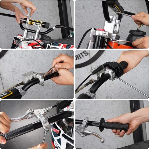 WEIYINGSI Universal 7/8 Inch 22mm Dirt Bike Handlebars, Upgraded Pit Bike Handlebar with Foam Pad for Motocross CRF YZF KXF KLX RMZ DRZ Pit Dirt Bike ATV Quad - Black in Saudi Arabia