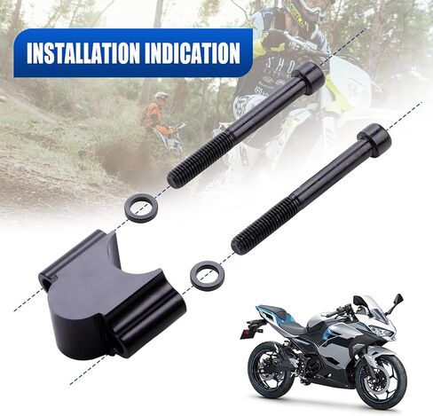 7/8" Handlebar Risers 30mm Height for Honda Kawasaki Suzuki ATV Dirt Bike Yamaha MT-09 MT-07 in Kuwait