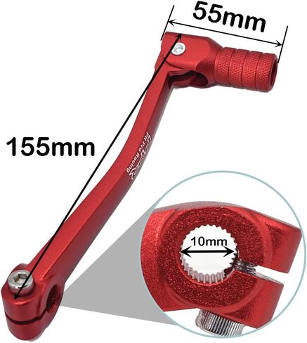 رافعة ناقل الحركة من الألومنيوم CNC، رافعة ناقل الحركة قابلة للطي تناسب 50cc 110cc 250cc CRF50 XR50 XR CRF Dirt Pit Monkey Bike دراجة نارية ATV رباعية الملحقات in Kuwait