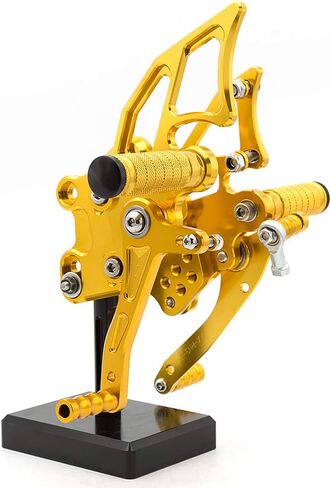 CNC YZF R3 R25 Motorcycle Adjustable Rearsets Foot Pegs Rear Set Footpeg Brake Shift Pedal Compatible with YZF R25 R3 2014-2021, MT-25 MT-03 MT25 MT03 2015-2021 Black in Saudi Arabia