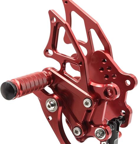 CNC YZF R3 R25 Motorcycle Adjustable Rearsets Foot Pegs Rear Set Footpeg Brake Shift Pedal Compatible with YZF R25 R3 2014-2021, MT-25 MT-03 MT25 MT03 2015-2021 Black in Saudi Arabia