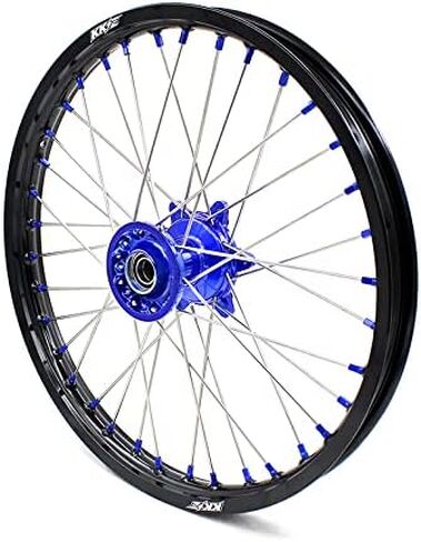 إطارات عجلات الدراجة الترابية للدراجة النارية إندورو 21/18 متوافقة مع YAMAHA YZ125 YZ250 YZ250F YZ450F الحلمة الزرقاء in Kuwait