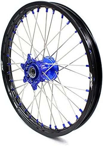 إطارات عجلات الدراجة الترابية للدراجة النارية إندورو 21/18 متوافقة مع YAMAHA YZ125 YZ250 YZ250F YZ450F الحلمة الزرقاء in Kuwait