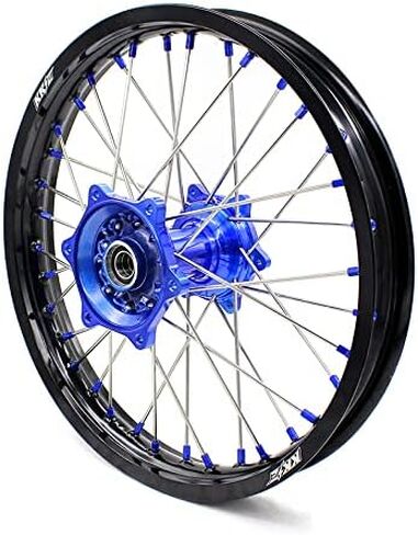 إطارات عجلات الدراجة الترابية للدراجة النارية إندورو 21/18 متوافقة مع YAMAHA YZ125 YZ250 YZ250F YZ450F الحلمة الزرقاء in Kuwait