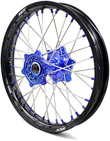 إطارات عجلات الدراجة الترابية للدراجة النارية إندورو 21/18 متوافقة مع YAMAHA YZ125 YZ250 YZ250F YZ450F الحلمة الزرقاء in Kuwait