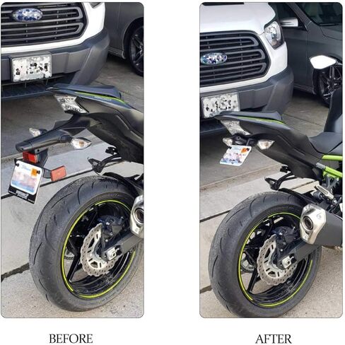 حامل حامل لوحة ترخيص مزيل حاجز الدراجة النارية متوافق مع Kawasaki Z900 2017 2018 2019 2020 2021 2022 in Kuwait