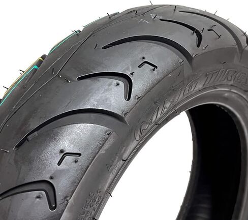 MMG Set of 2 Tires 90/90-10 (3.50-10) Tubeless Front and Rear Motorcycle Scooter Moped in Saudi Arabia
