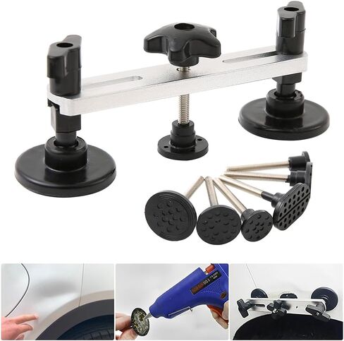 61 قطعة أداة إصلاح دنت بدون طلاء، مجموعة أدوات إصلاح دنت السيارة، عرض قابل للتعديل، مجموعة إزالة دنت السيارة in Kuwait