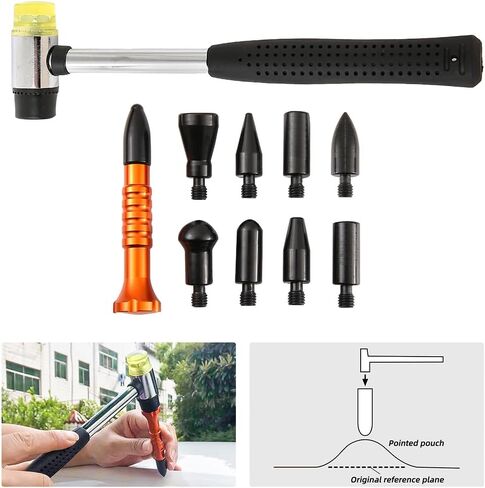 61 قطعة أداة إصلاح دنت بدون طلاء، مجموعة أدوات إصلاح دنت السيارة، عرض قابل للتعديل، مجموعة إزالة دنت السيارة in Kuwait