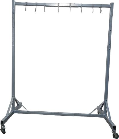 shengyi Heavy Paint Stand Panel Holder Adjustable Center Post Hang Automotive Doors Fenders Bumpers Painting Drying Rack Paint Rack Stand, Carrying 500-1000LBS (Door Frame Type Gray) in Kuwait