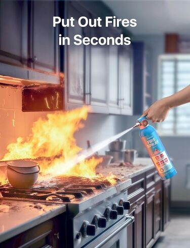 Fire Extinguisher, 5-in-1 Fire Extinguishers for The House, Kitchen, Small Fire Extinguisher for Car, Truck, Vehicle, 1-Pack in Kuwait