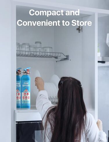 Fire Extinguisher, 5-in-1 Fire Extinguishers for The House, Kitchen, Small Fire Extinguisher for Car, Truck, Vehicle, 1-Pack in Kuwait