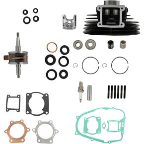 Piston Cylinder Gasket Seal Kit Replacement for Yamaha Blaster 200 YFS200 1988-2006 2XJ-11311-02-00 2XJ-11631-01-97 3JM-11601-00-00 3JM-13621-00-00