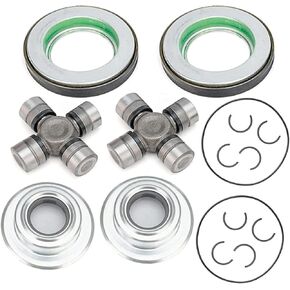 2014835 Front Axle Seal & U Joint Kit Compatible with Ford F250 F-250 F350 F-350 Super Duty 2005-2015 Replaces 2017426 54983 25-332X SPL55-3X Single And Dual Rear Wheel 4x4 Trucks