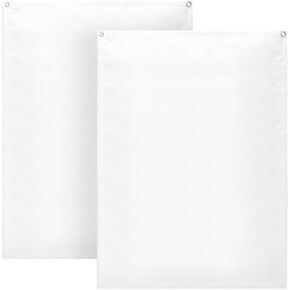 قطعتان من اللافتات المعلقة على الحائط، لافتة عرض مطبوعة فارغة من القطن والكتان مقاس 18 × 25 بوصة، لافتة علم معلقة على الحائط للديكور in Kuwait