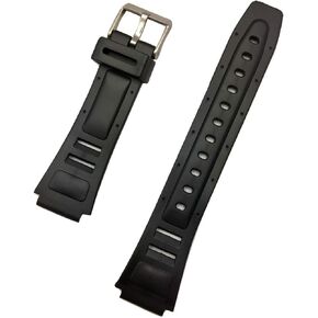 NewLife 17mm Black Rubber PVC Material Watchband | Comfortable and Durable Replacement Watchstrap that brings to Any Watch for Men and Women