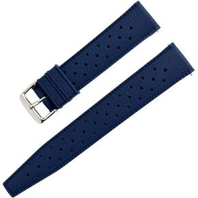 Rubber Watch Strap 20mm 22mm Quick Release FKM Tropical Style Universal Rubber Watch Band Replacement band Strap for Men Women,Soft Breathable,Durable Rubber Watch Band