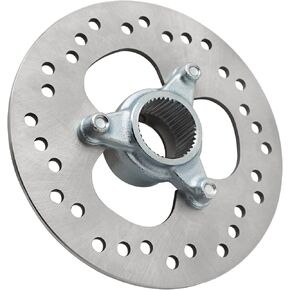 Rear Brake Rotor Disc & Hub for Honda TRX450R TRX450ER 2004-2014, OEM# 43121-HP1-600 43121-HP1-000 43251-HP1-003