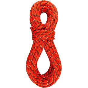Static Climbing Rope 10.5mm UIAA Static Line Rappelling Rope 30M (100ft) Nylon Kern Mantle Rope for Escape Rope Rock Climbing, Mountain Tree Climbing, Hauling, Rescue