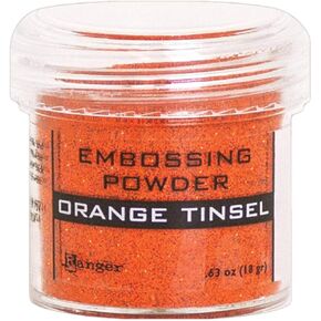 Ranger Tinsel embossing powder, zzzz-s, Orange