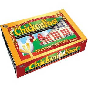Chicken Foot Dominoes Game with Box, Dominoes (Size-1055)