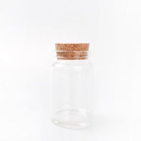 12pcs 30ml Small Corked Glass Bottles,Cork Top Bottles,Small Glass Jar with Cork Stopper.