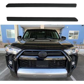 Front Center Grill Insert Cover Trim Compatible with Toyota 4Runner TRD Pro Sport 2024 2023 2022 2021 2020 Accessories ABS Middle Grille Insert Cover Strips (Matte Black) 1 Pair