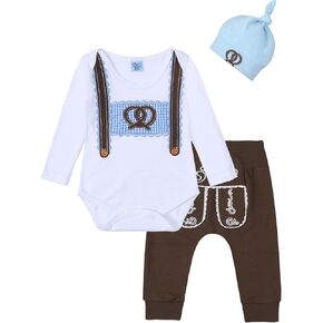 COSLAND Baby Boys' Festival Outfit Infant Adorable Pant Set, Newborn-12 Months in Saudi Arabia
