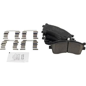 TRQ Front Brake Pads Ceramic Compatible with 2003-2005 Kia Rio 2001 Sephia 2001-2004 Spectra