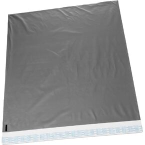 22x28 Jumbo Self-Seal Poly Mailer Bags 2.5 Mil (10 Pack Silver)