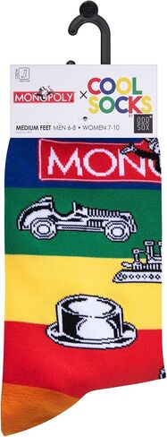 Cool Socks, Hasbro Games, Monopoly Socks for Men, Women, Adult Sizes in Kuwait