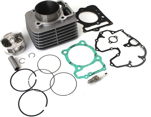 PANGOLIN TRX400EX TRX 400EX Top End Kit Cylinder Piston Rings Top End Kit Bore 85mm for Honda TRX400EX TRX 400EX 440CC 1999-2008, Replace OE 12100-HN1-A70, 12191-KCY-672,13011-KCY-670 in Kuwait