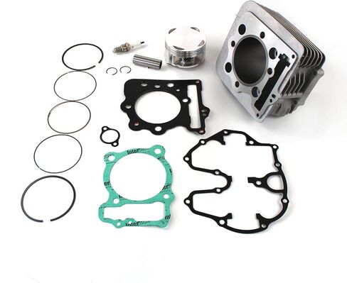 PANGOLIN TRX400EX TRX 400EX Top End Kit Cylinder Piston Rings Top End Kit Bore 85mm for Honda TRX400EX TRX 400EX 440CC 1999-2008, Replace OE 12100-HN1-A70, 12191-KCY-672,13011-KCY-670 in Kuwait