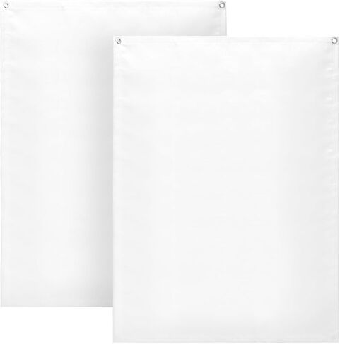 قطعتان من اللافتات المعلقة على الحائط، لافتة عرض مطبوعة فارغة من القطن والكتان مقاس 18 × 25 بوصة، لافتة علم معلقة على الحائط للديكور in Kuwait