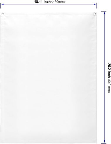 قطعتان من اللافتات المعلقة على الحائط، لافتة عرض مطبوعة فارغة من القطن والكتان مقاس 18 × 25 بوصة، لافتة علم معلقة على الحائط للديكور in Kuwait