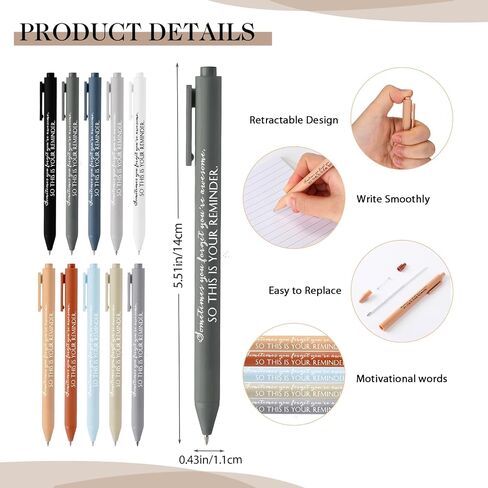 Chuangdi 20 Sets Employee Appreciation Thank You Gifts Inspirational Spiral Notebook Journal with Sticky Notepad Motivational Bamboo Ballpoint Pen Bulk for Team Nurse Teacher Coworker (Boho Colors) in Kuwait