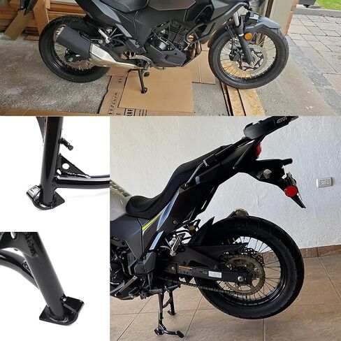 استبدال حامل المركز لـ K-awasaki Versys-X 300 Versys-X300 Versys X300 X 300 X-300 2017 2018 2019 2020 2021 2022 2023 دعامة حامل للقدم الوسطى وقوف السيارات ثابتة في المنتصف، أسود in Saudi Arabia