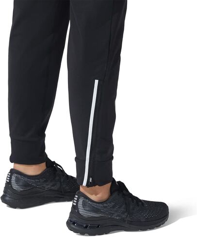 بنطال ASICS النسائي Thermopolis Taper، أداء أسود، XS in Saudi Arabia