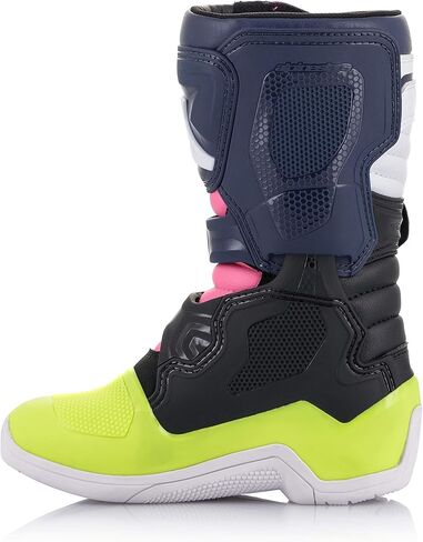 حذاء Alpinestars 2014518-1176-12 Tech 3S للأطفال أسود/أزرق داكن/وردي Fluo Sz 12 in Saudi Arabia